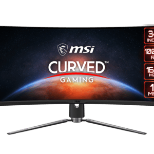 מסך גיימינג MSI MPG ARTYMIS 343CQR 34" UWQHD 165HZ Curved Gaming Monitor