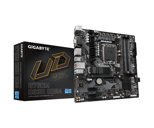 לוח אם Gigabyte B760M DS3H DDR4 Micro ATX