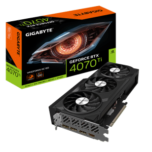 כרטיס מסך לגיימינג GIGABYTE GeForce RTX 4070 Ti WINDFORCE OC 12GB