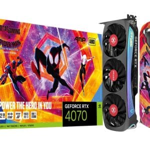 כרטיס מסך לגיימינג ZOTAC RTX 4070 AMP AIRO 12GB - SPIDER MAN