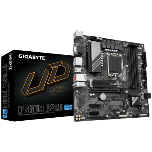לוח אם Gigabyte B760M DS3H DDR5 Micro ATX