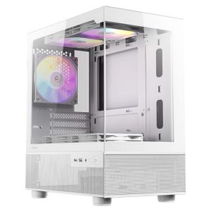 מארז ANTEC CX200M RGB Elite White Mini Tower צבע לבן