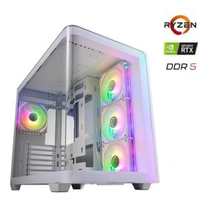 מחשב נייח גיימינג iGamer Crystal-Box White