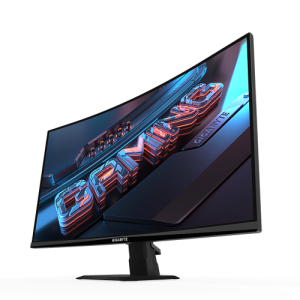 מסך גיימינג GIGABYTE GS27QC 27" 165HZ 1MS Curved Gaming Monitor