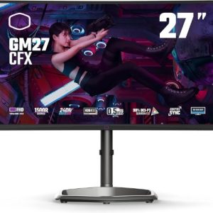 מסך גיימינג Cooler Master CMI-GM27-CFX FHD Gaming CURVED Monitor 240Hz