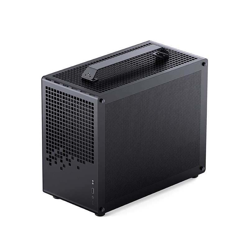 מארז Jonsplus Z20 Tempered Glass Black Mini-ITX צבע שחור – תמונה 5