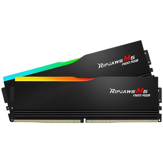 זיכרון G.SKILL 32GB KIT (2x16GB) DDR5 6000MHz Ripjaws M5 Neo RGB C28
