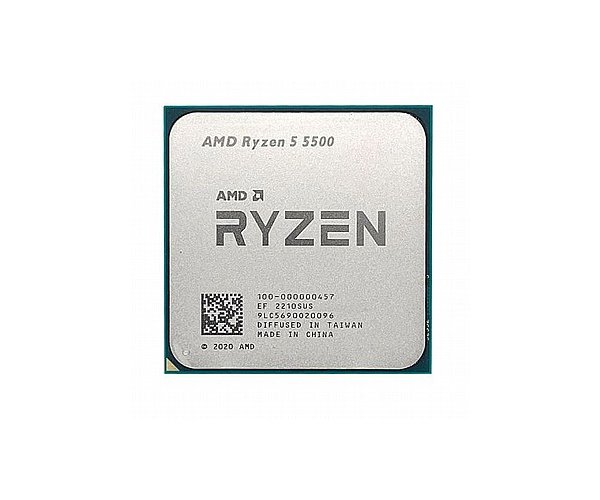 100-000000457 מעבד AMD Ryzen R5 5500 6-Cores 12-Threads 3.6GHz Turbo 4.2GHz TRAY – תמונה 1