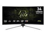 מסך גיימינג קעור MSI MAG 345CQRF E20 34" UWQHD 200HZ 0.5MS Curved Gaming Monitor