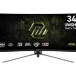 מסך גיימינג קעור MSI MAG 345CQRF E20 34" UWQHD 200HZ 0.5MS Curved Gaming Monitor