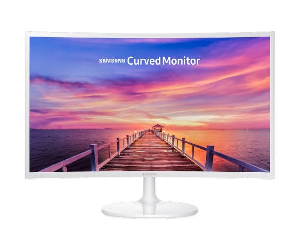 C27F391FHR-1 מסך קעור לבן Samsung C27F391FHR 27" FHD 60Hz – תמונה 1