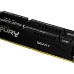 זיכרון 64GB KIT (2x32GB) DDR5 6000MHz Kingston FURY Beast Black C30