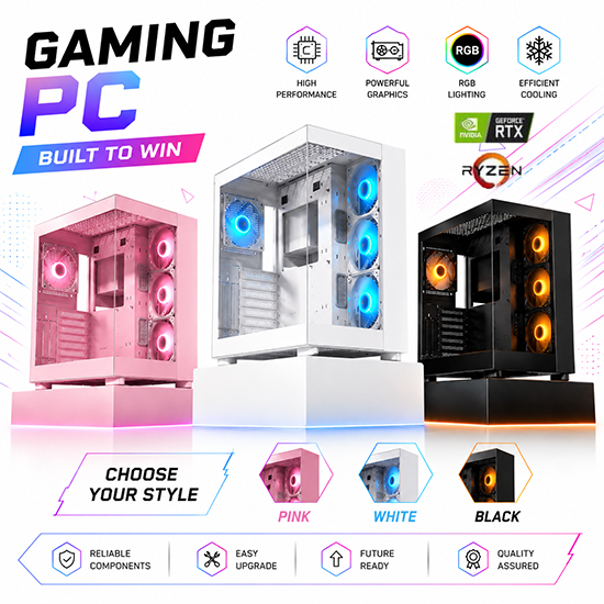 Deal-FV150-9800X3D-RTX5070TI-32G2T מחשב גיימינג 9800X3D-5070TI-32GB-2TB - מונדיאל כאן – תמונה 1