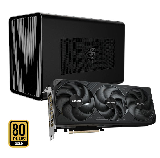 Razer Core X Chroma-EGPU-5070TI16G כרטיס מסך חיצוני למחשב Razer Core X Chroma RTX 5070 TI 16GB 750W – תמונה 1