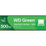 כונן 500GB SSD NVMe WD Green SN3000 M.2