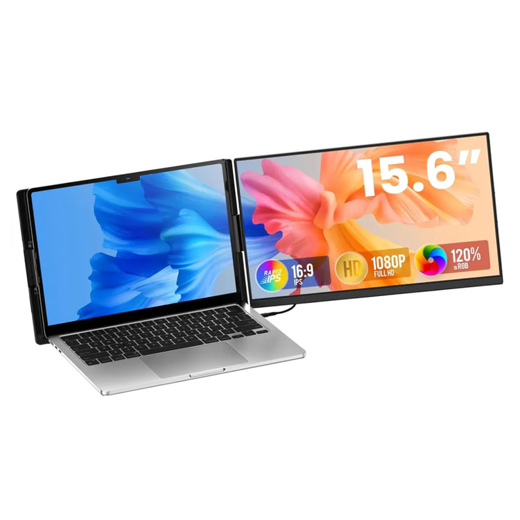 Dual-Screen-P15 מסך נייד DUAL Monitor S15 למחשב נייד – תמונה 1