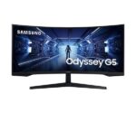 מסך גיימינג רחב Samsung C34G55TWWP Odyssey G5 G55T 34" 165Hz UWQHD 1MS