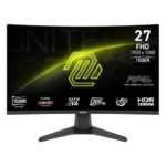 מסך גיימינג קעור MSI MAG 276CF E20 27" FHD 200HZ 0.5MS Curve Gaming Monitor