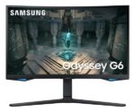 מסך גיימינג חכם קעור Samsung S32BG650EM Odyssey G6 G65B 32" 240Hz QHD 1MS