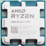 מעבד AMD Zen4 Ryzen 7 7700 8-Cores 16-Threads 3.8GHz Turbo 5.3GHz TRAY